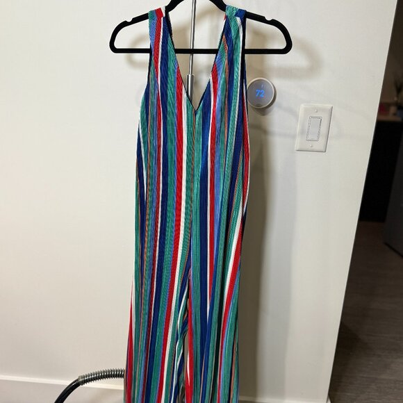 Bershka Wide Leg Striped Jumpsuit – Size Small – EUC! - Picture 1 of 9